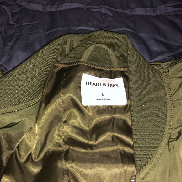 Green bomber jacket - Picture 2 of 2